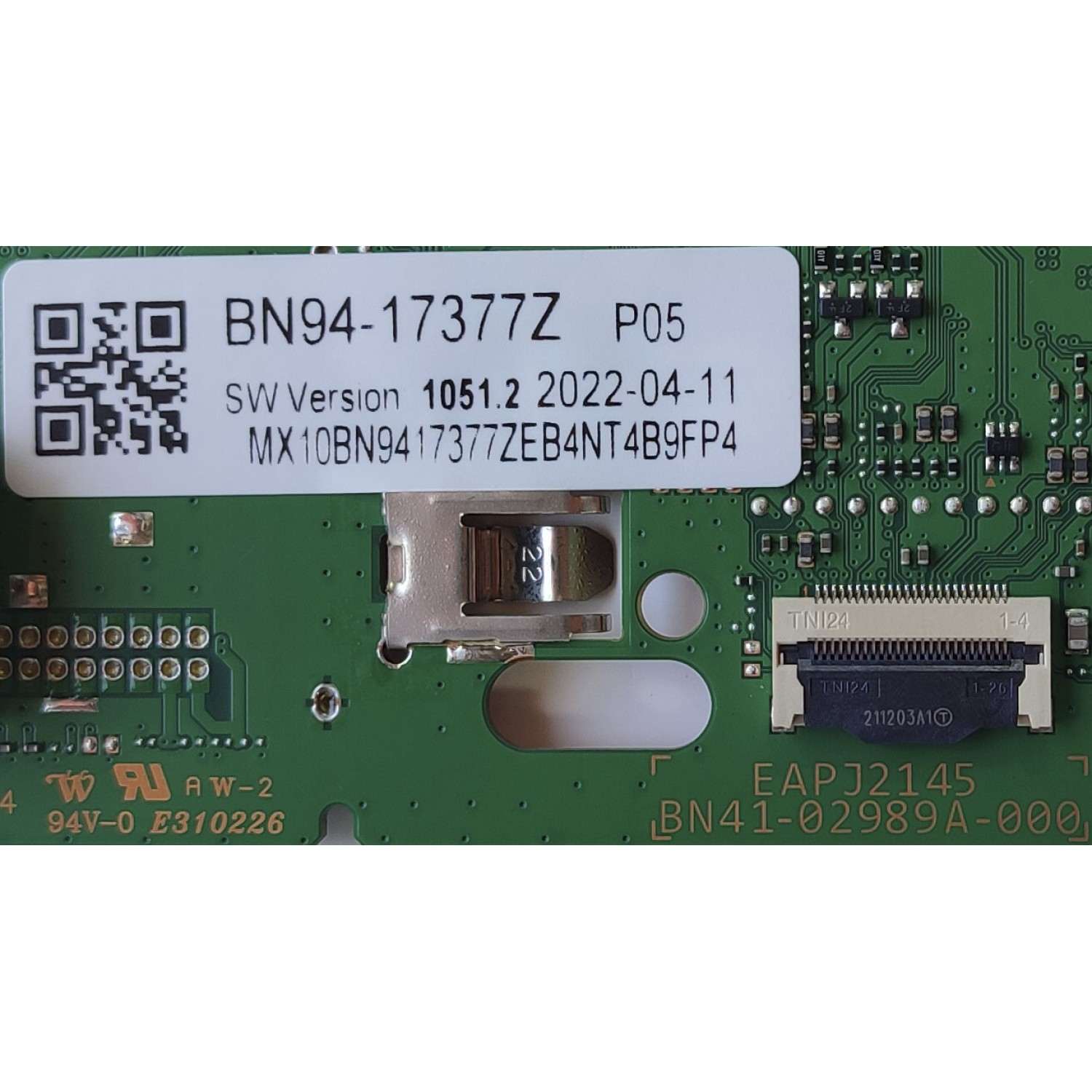 MAIN PARA TV SAMSUNG / NUMERO DE PARTE BN94-17377Z / BN41-02989A-000 / BN97-19316B / BN9417377Z / PANEL CY-QB065HGLV1H / DISPLAY LSF650FN17-Q01 / BN96-53589B / MODELO QN65Q60BDFXZA FA01	 - Imagen 2